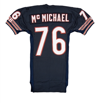 1991 Steve McMichael Game Used Chicago Bears Home Jersey 